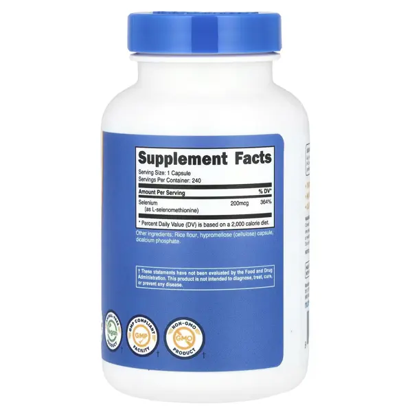 Nutricost Selenium 200 Mcg Capsules